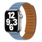 Bracelets Apple Watch Bleu brumeux 38 40 41 42 44 45 49 mm compatible serie 1 2 3 4 5 6 7 8 se et Ultra Boucle magnétique en silicone eWatch Straps
