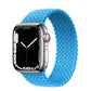 Bracelets Apple Watch Bleu ciel 38 40 41 42 44 45 49 mm S compatible serie 1 2 3 4 5 6 7 8 se et Ultra Bracelet tressé uni eWatch Straps