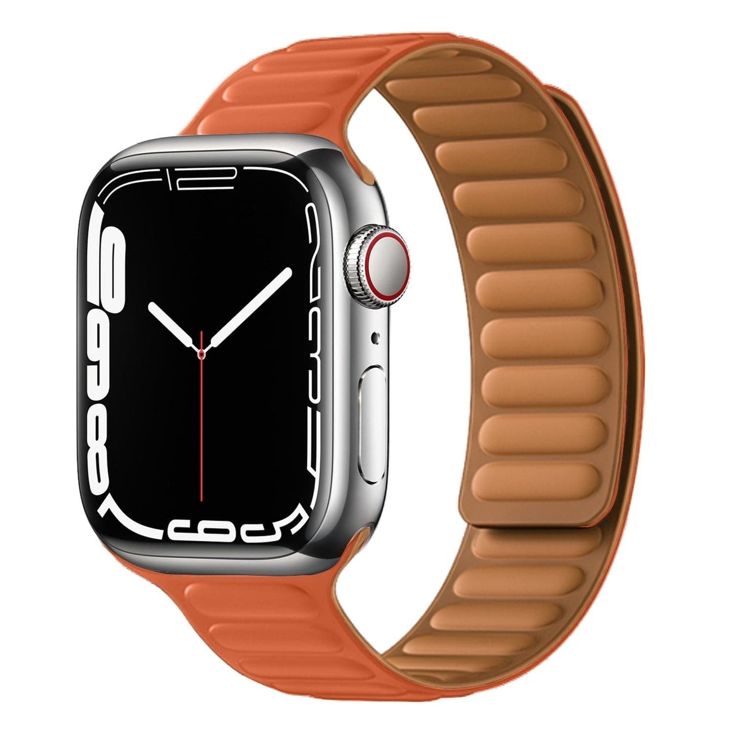 Bracelets Apple Watch Coucher de soleil 38 40 41 42 44 45 49 mm compatible serie 1 2 3 4 5 6 7 8 se et Ultra Boucle magnétique en silicone eWatch Straps