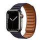 Bracelets Apple Watch Encre noire 38 40 41 42 44 45 49 mm compatible serie 1 2 3 4 5 6 7 8 se et Ultra Boucle magnétique en cuir eWatch Straps