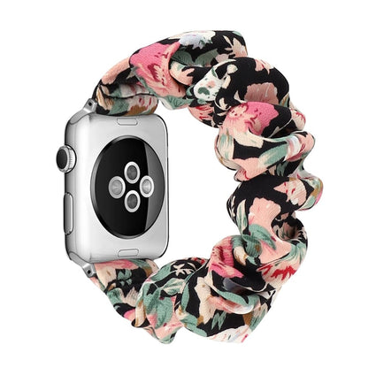 Bracelets Apple Watch Folk 38 40 41 42 44 45 49 mm Femme compatible serie 1 2 3 4 5 6 7 8 se et Ultra Bracelet en tissus motifs eWatch Straps
