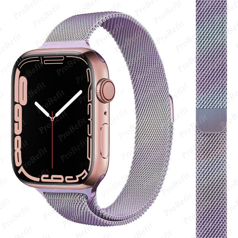Bracelet Apple Watch milanais fin et aimanté – eWatch Straps