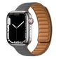 Bracelets Apple Watch Gris 38 40 41 42 44 45 49 mm compatible serie 1 2 3 4 5 6 7 8 se et Ultra Boucle magnétique en silicone eWatch Straps
