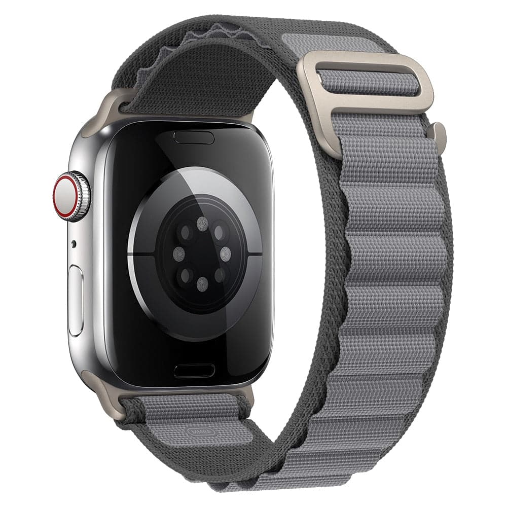 Strap-it Strap-it Bracelet sport Apple Watch (noir/gris)