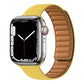 Bracelets Apple Watch Jaune 38 40 41 42 44 45 49 mm compatible serie 1 2 3 4 5 6 7 8 se et Ultra Boucle magnétique en silicone eWatch Straps