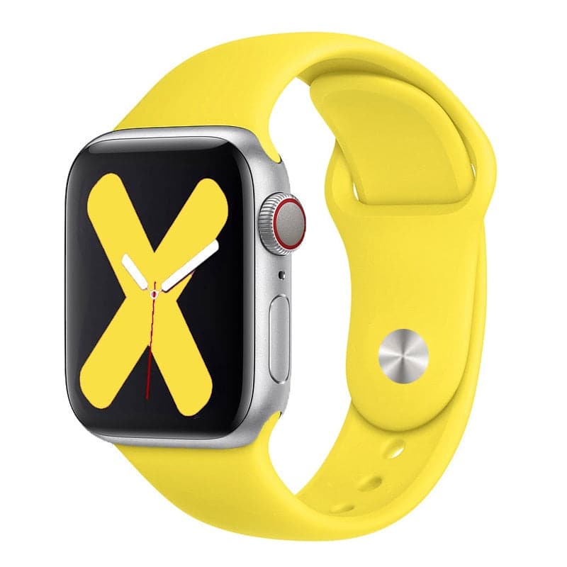 Bracelet Apple Watch en silicone flashy fluo eWatch Straps