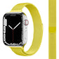 Bracelets Apple Watch Jaune 38 40 41 42 44 45 49 mm compatible serie 1 2 3 4 5 6 7 8 se et Ultra Bracelet milanais affiné aimanté eWatch Straps