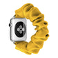 Bracelets Apple Watch Jaune vif 38 40 41 42 44 45 49 mm SM compatible serie 1 2 3 4 5 6 7 8 se et Ultra Bracelet en tissus uni eWatch Straps