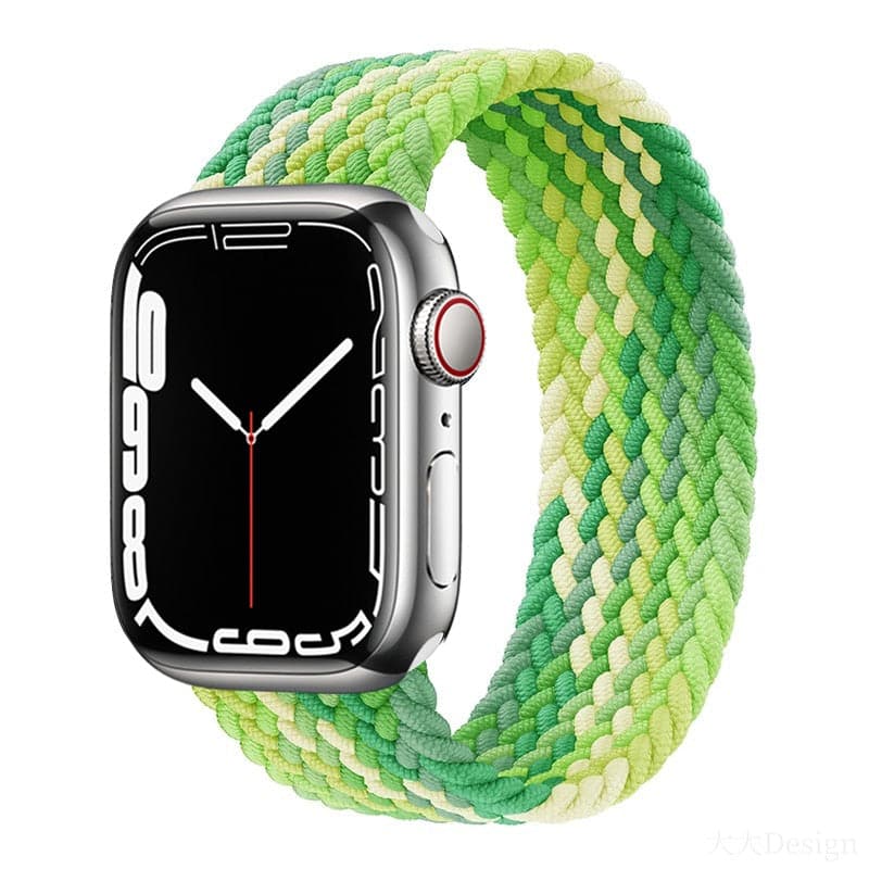 Multicolor braided Apple Watch band eWatch Straps