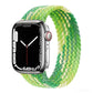 Bracelets Apple Watch Lime 38 40 41 42 44 45 49 mm XS compatible serie 1 2 3 4 5 6 7 8 se et Ultra Bracelet tressé multicolore eWatch Straps