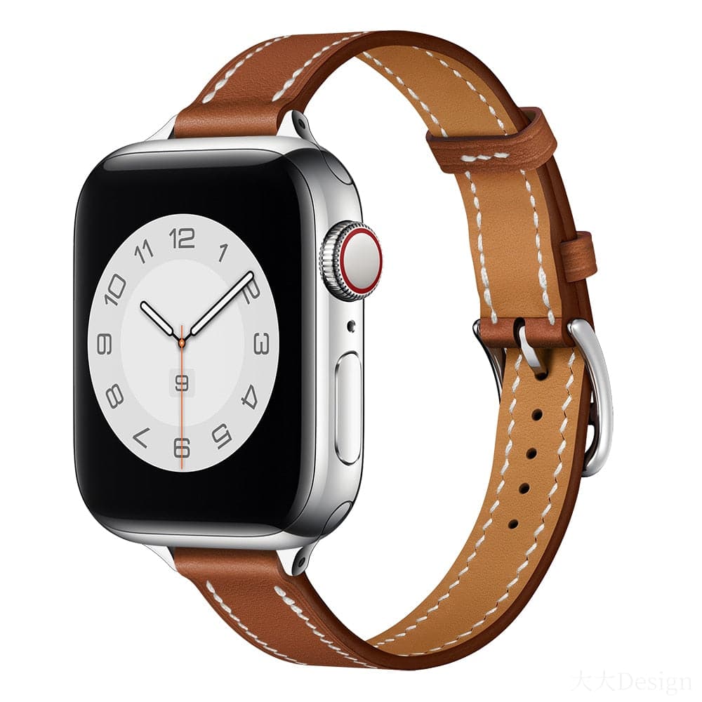 Bracelet De Montre En Cuir Véritable - Pour Femme - 18 Cm - Noir, Marron, Rouge, Blanc - Avec Outils