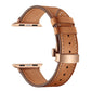 Bracelets Apple Watch Marron (Rose) 38 40 41 42 44 45 49 mm compatible serie 1 2 3 4 5 6 7 8 se et Ultra Bracelet cuir fermoir papillon eWatch Straps