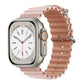 Bracelets Apple Watch Oxford Rose 38 40 41 42 44 45 49 mm compatible serie 1 2 3 4 5 6 7 8 se et Ultra Bracelet Océan uni eWatch Straps