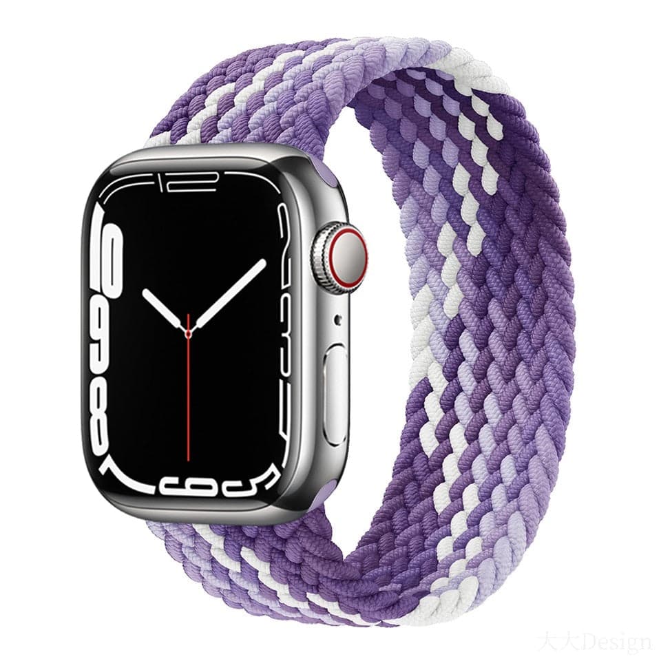 Bracelet Apple Watch tressé multicolore – eWatch Straps