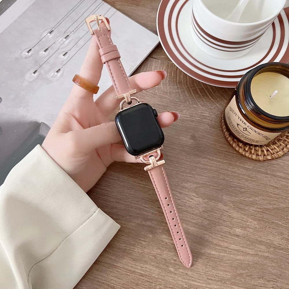 Bracelet Apple Watch luxe en cuir – eWatch Straps