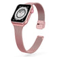 Bracelets Apple Watch Rose 38 40 41 42 44 45 49 mm compatible serie 1 2 3 4 5 6 7 8 se et Ultra Bracelet milanais affiné eWatch Straps