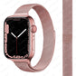 Bracelets Apple Watch Rose champagne 38 40 41 42 44 45 49 mm compatible serie 1 2 3 4 5 6 7 8 se et Ultra Bracelet milanais affiné aimanté eWatch Straps
