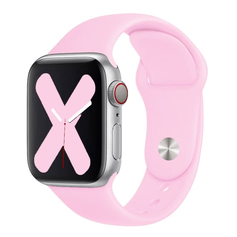 Bracelet Apple Watch en silicone flashy fluo – eWatch Straps