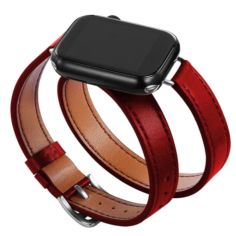 Bracelet en cuir Apple Watch  Bracelet en cuir pour Apple Watch-Lien en  cuir-Aliexpress