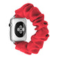 Bracelets Apple Watch Rouge 38 40 41 42 44 45 49 mm SM compatible serie 1 2 3 4 5 6 7 8 se et Ultra Bracelet en tissus uni eWatch Straps