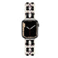 Bracelets Apple Watch Starlight et noir 38 40 41 42 44 45 49 mm compatible serie 1 2 3 4 5 6 7 8 se et Ultra Bracelet papillon luxury eWatch Straps