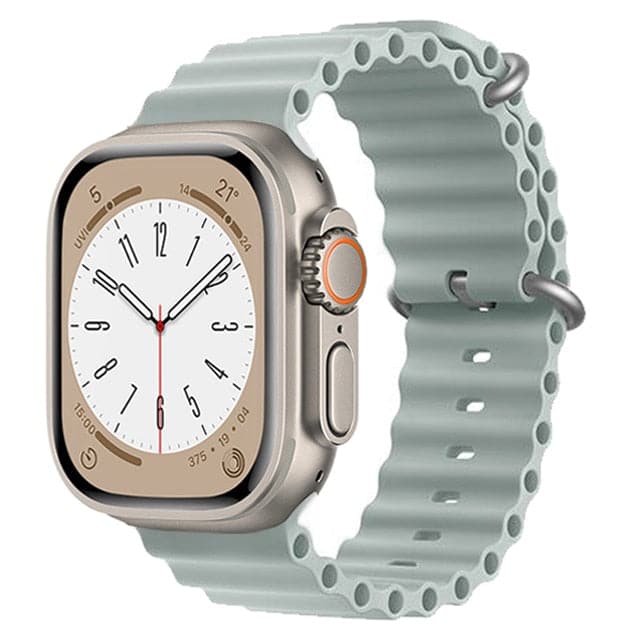 Bracelets Apple Watch Succulent 38 40 41 42 44 45 49 mm compatible serie 1 2 3 4 5 6 7 8 se et Ultra Bracelet Océan uni eWatch Straps