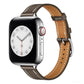 Bracelets Apple Watch Taupe 38 40 41 42 44 45 49 mm compatible serie 1 2 3 4 5 6 7 8 se et Ultra Bracelet cuir classique affiné eWatch Straps