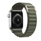 Bracelets Apple Watch Vert 38 40 41 42 44 45 49 mm compatible serie 1 2 3 4 5 6 7 8 se et Ultra Boucle Alpine uni eWatch Straps