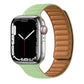 Bracelets Apple Watch Vert 38 40 41 42 44 45 49 mm compatible serie 1 2 3 4 5 6 7 8 se et Ultra Boucle magnétique en silicone eWatch Straps
