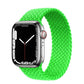 Bracelets Apple Watch Vert 38 40 41 42 44 45 49 mm S compatible serie 1 2 3 4 5 6 7 8 se et Ultra Bracelet tressé uni eWatch Straps