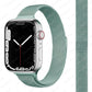 Bracelets Apple Watch Vert Diamant 38 40 41 42 44 45 49 mm compatible serie 1 2 3 4 5 6 7 8 se et Ultra Bracelet milanais affiné aimanté eWatch Straps