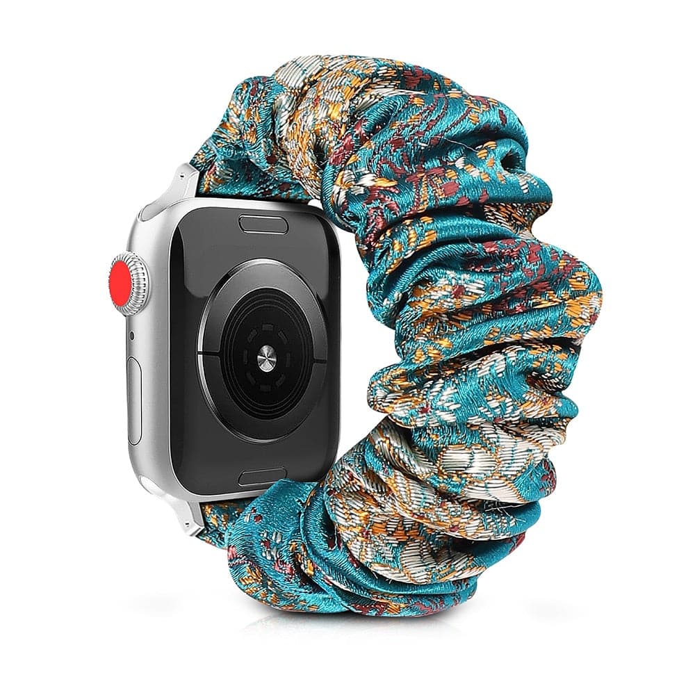 Patterned fabric Apple Watch strap