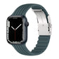 Bracelets Apple Watch Vert olive 38 40 41 42 44 45 49 mm compatible serie 1 2 3 4 5 6 7 8 se et Ultra Bracelet silicone strié eWatch Straps