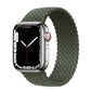 Bracelets Apple Watch Vert pâle 38 40 41 42 44 45 49 mm S compatible serie 1 2 3 4 5 6 7 8 se et Ultra Bracelet tressé uni eWatch Straps